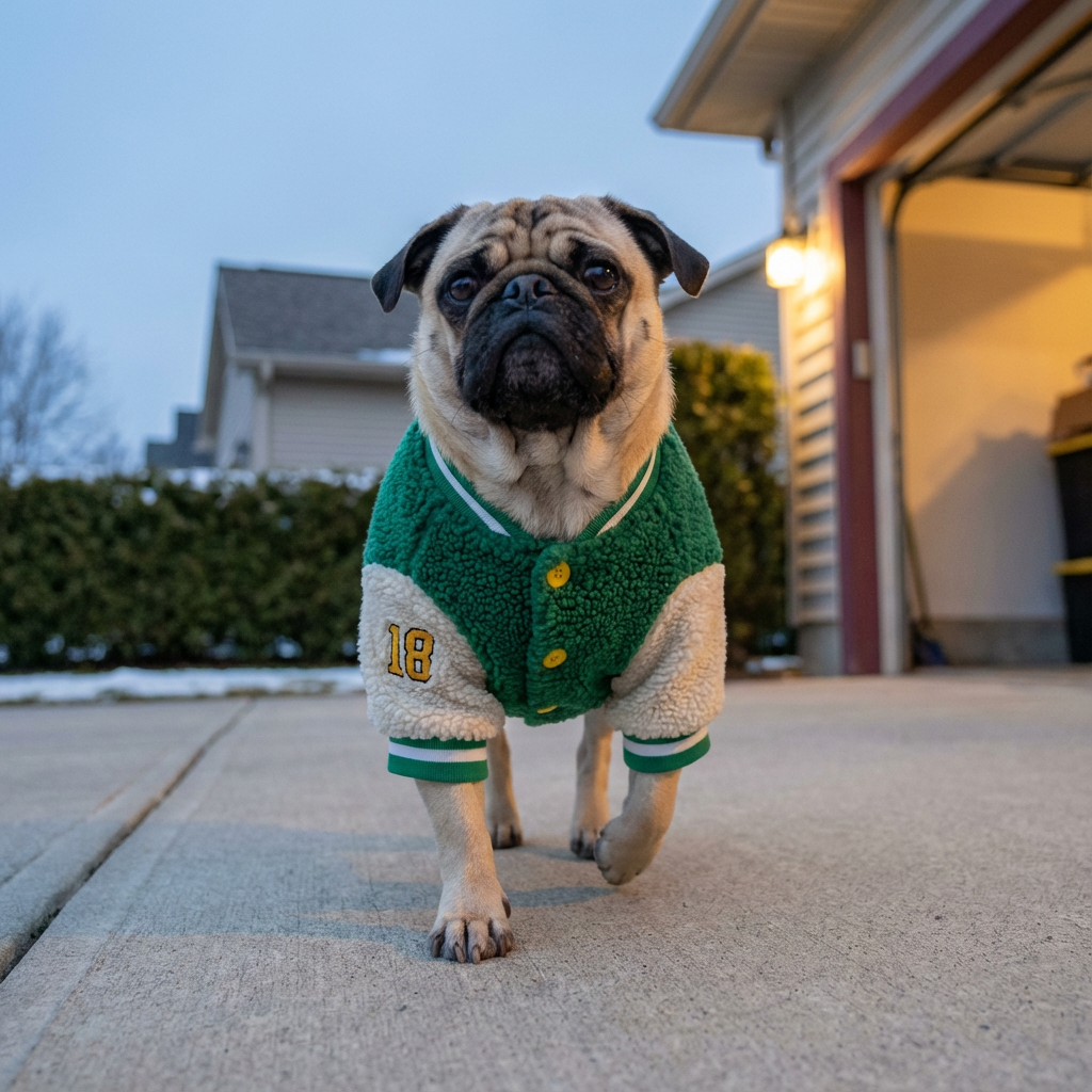 SaturnPaw Fleece Dog Jacket