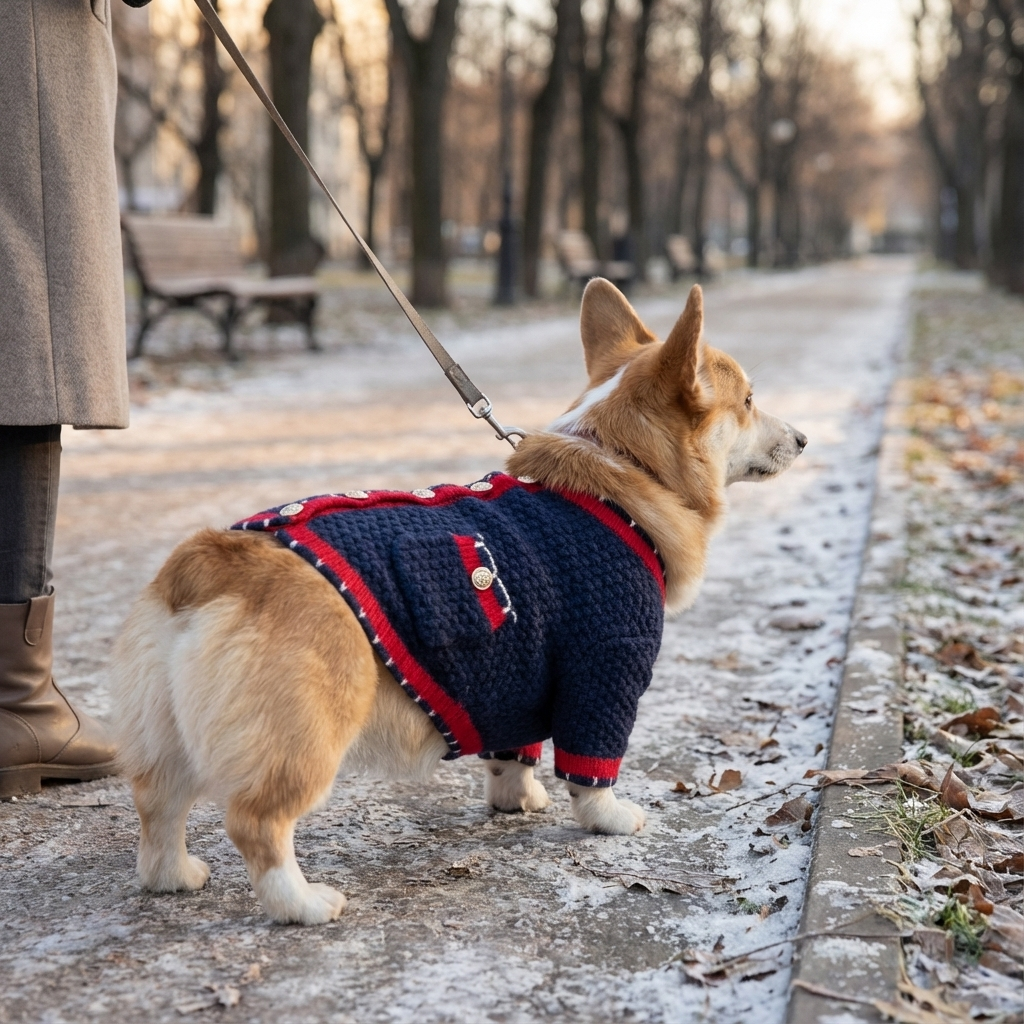 Luxury Knit Dog Cardigan