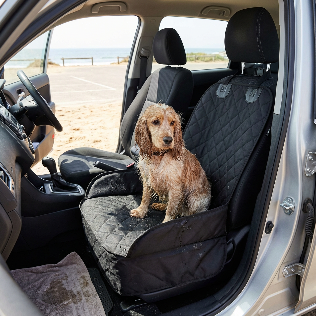 CozyRide Deluxe Dog Car Booster Seat