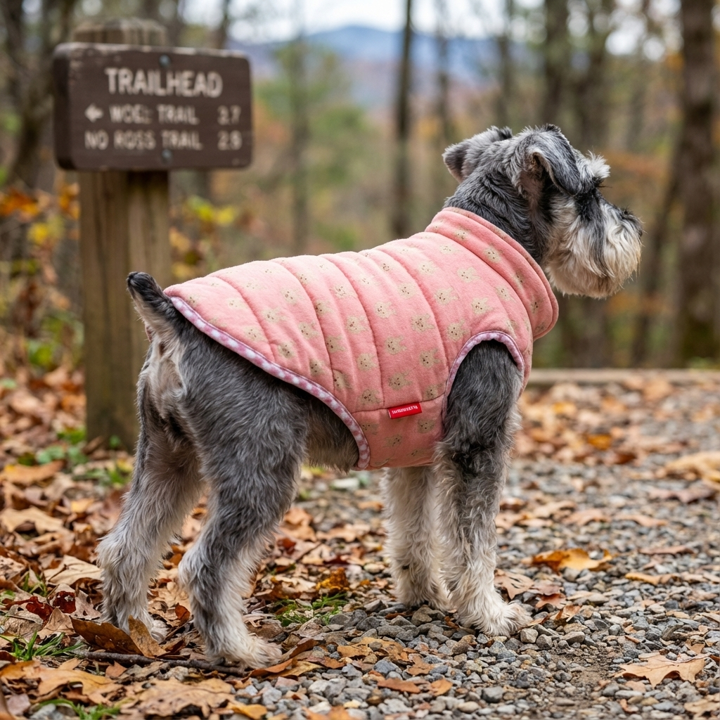 High Neckline Dog Winter Padded Coat