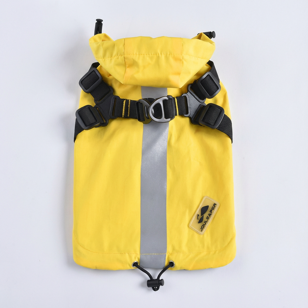Buckle Straps Waterproof Windbreaker Dog Jacket