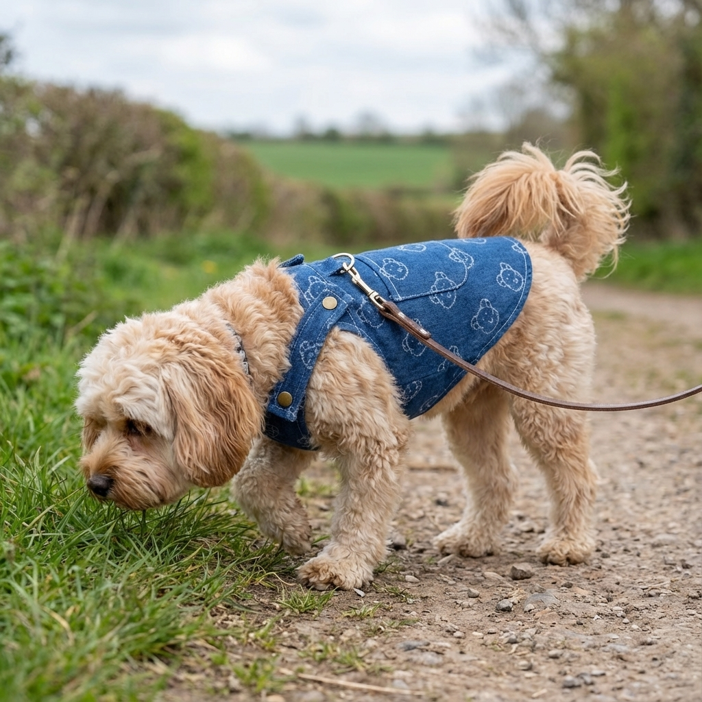 Denim Princess Dog Dress
