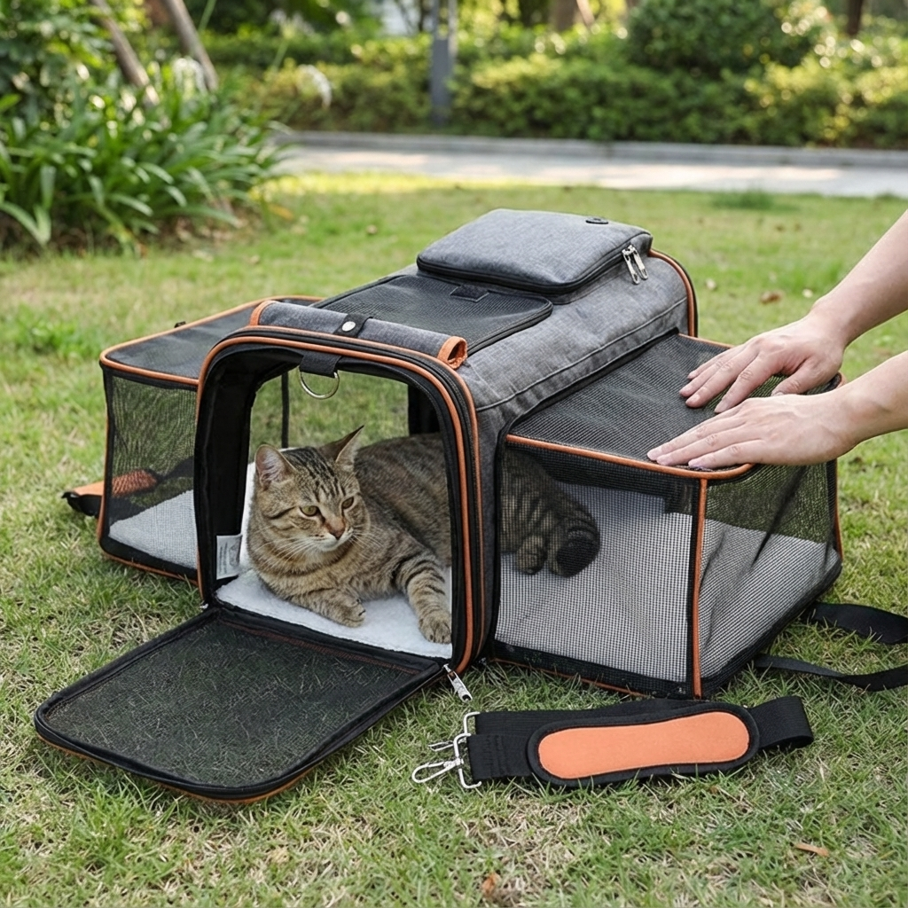 Expandable Large-Capacity Pet Travel Bag