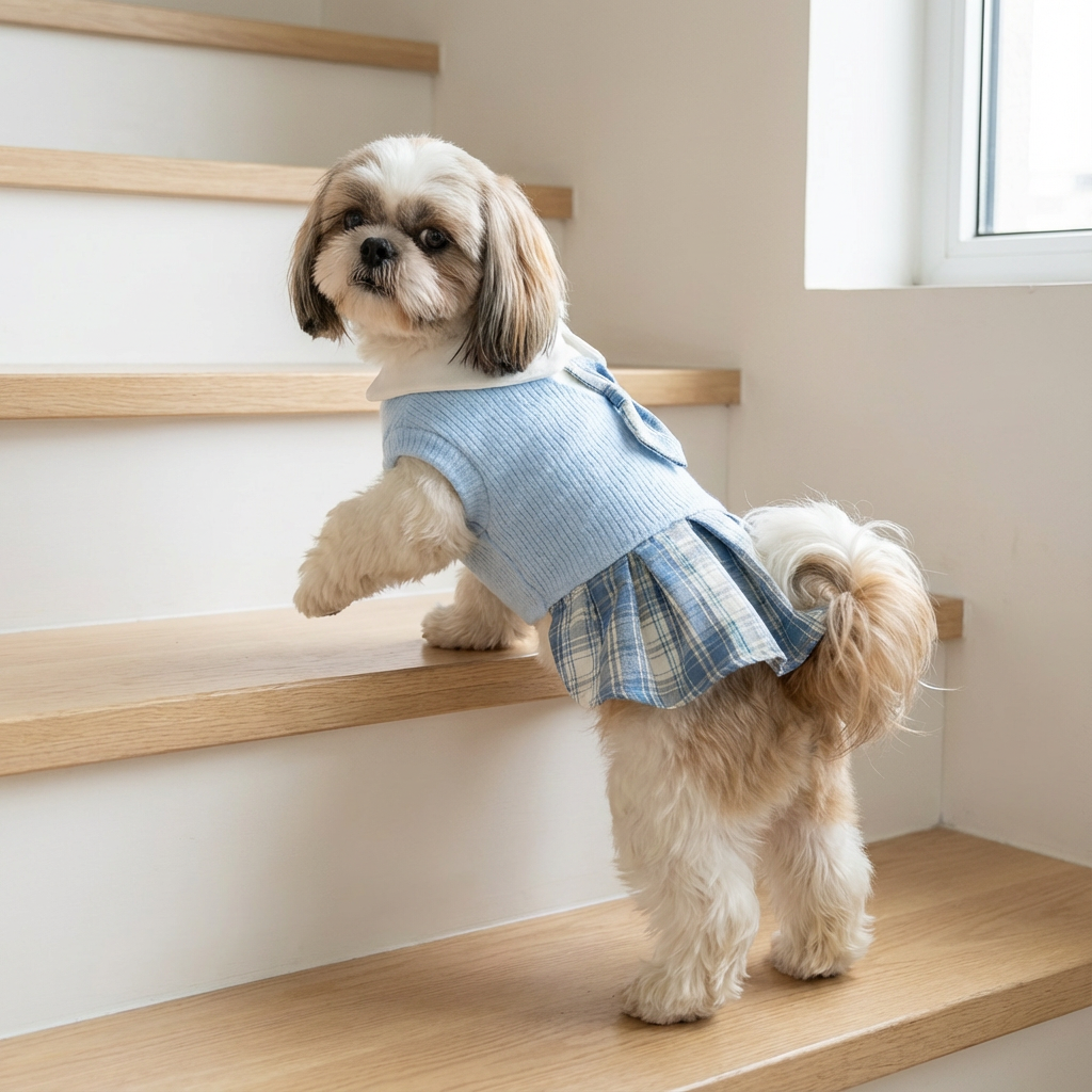 Plaid Chic Pet Skirt