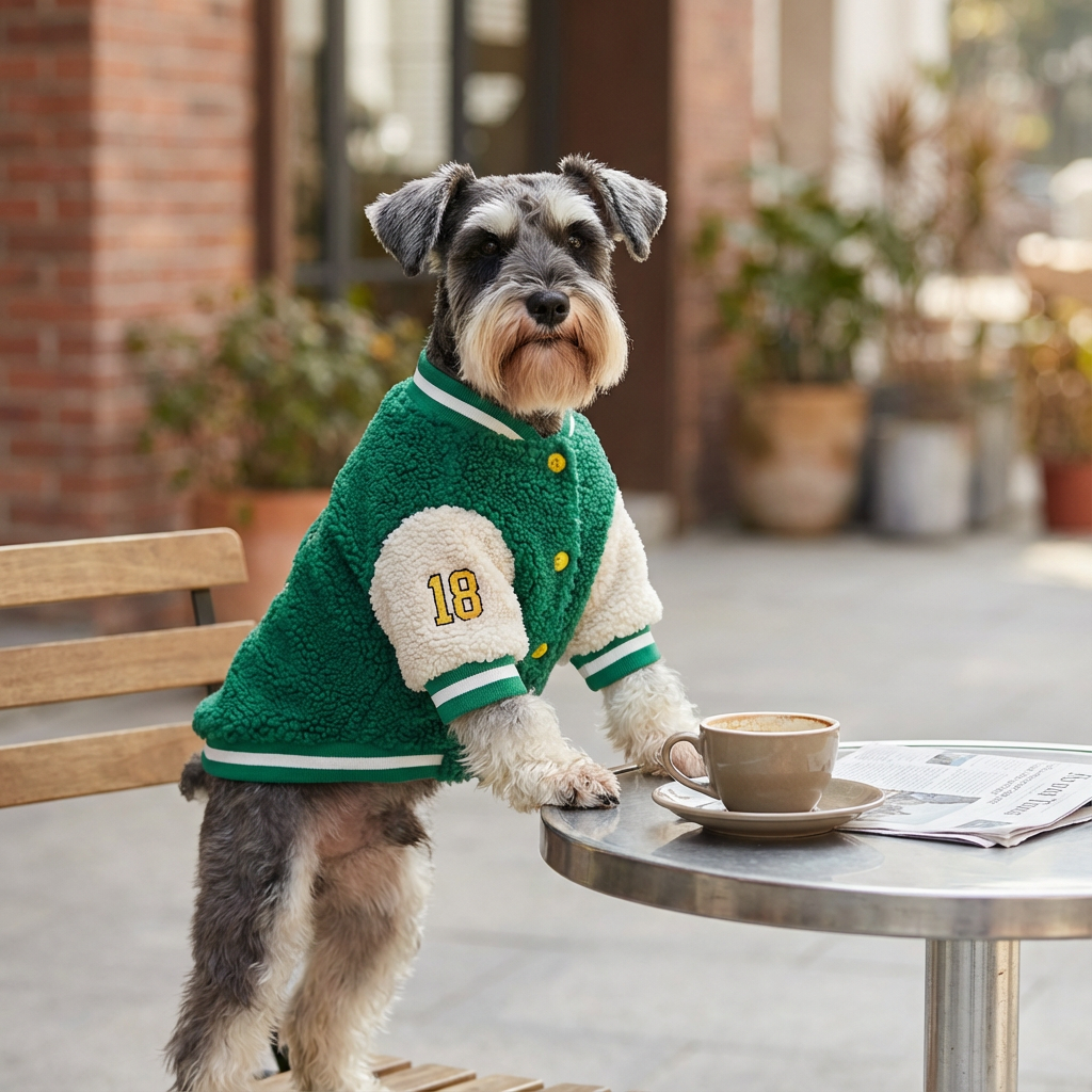 SaturnPaw Fleece Dog Jacket