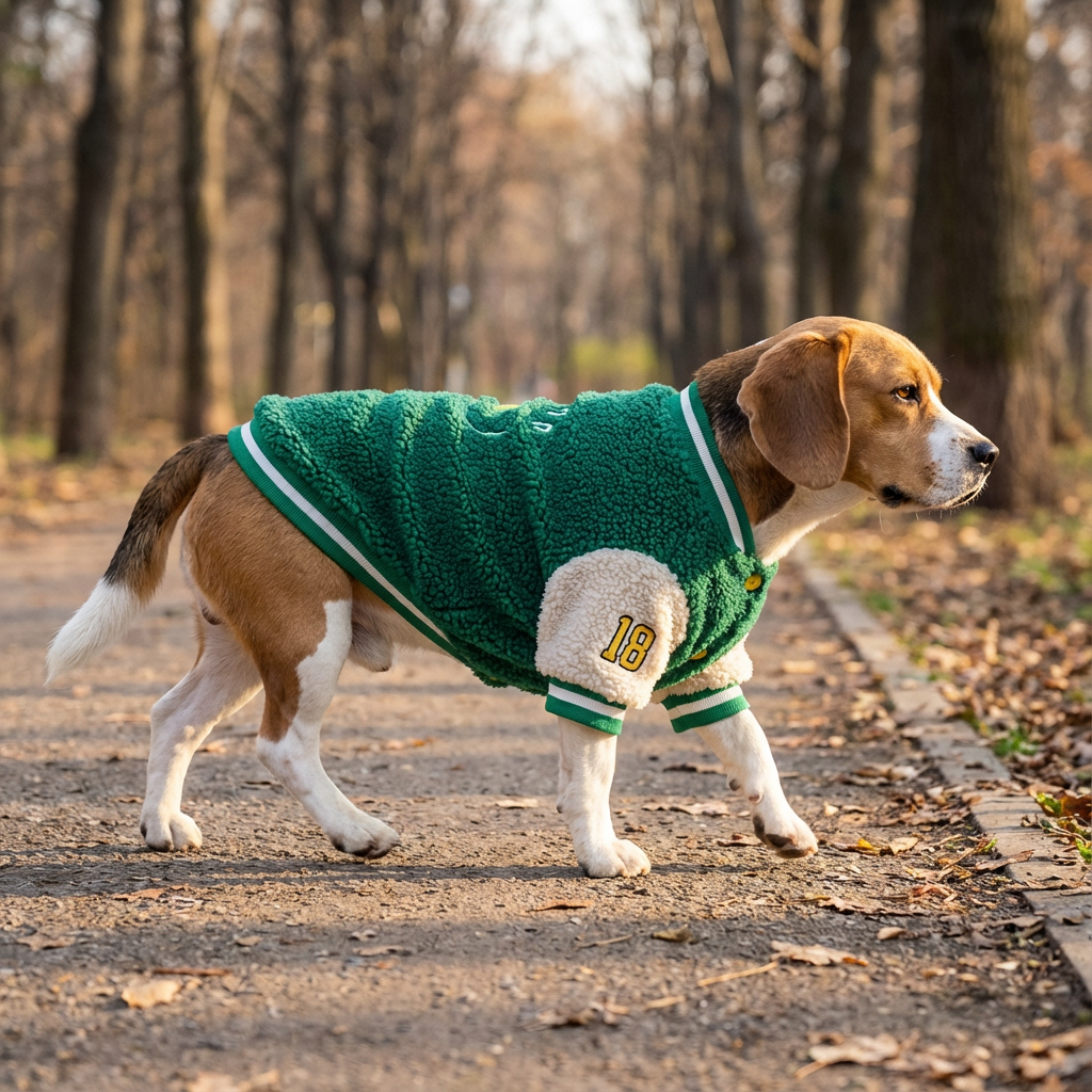 SaturnPaw Fleece Dog Jacket