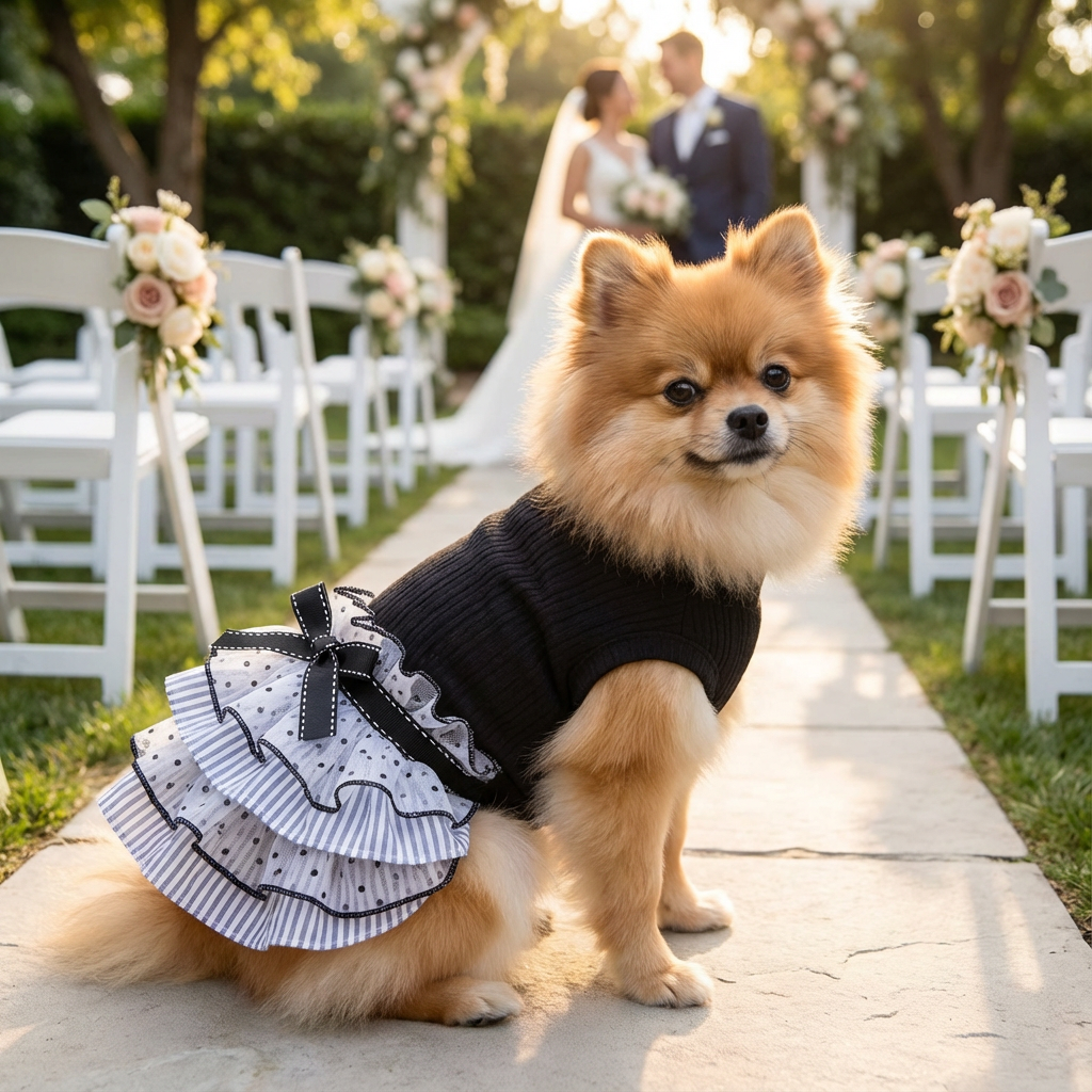 Polka Dot Puppy Dress