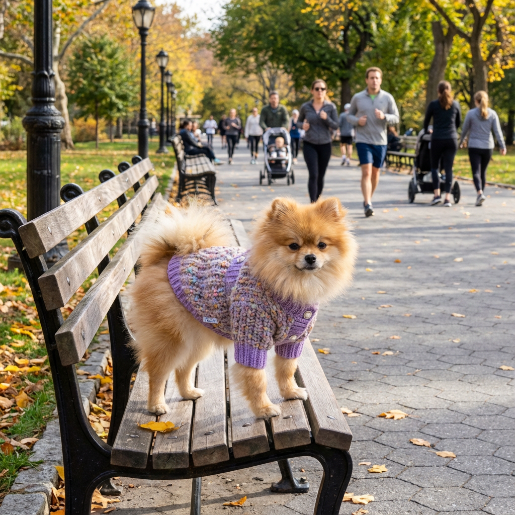 Elegance Knit Dog Sweater