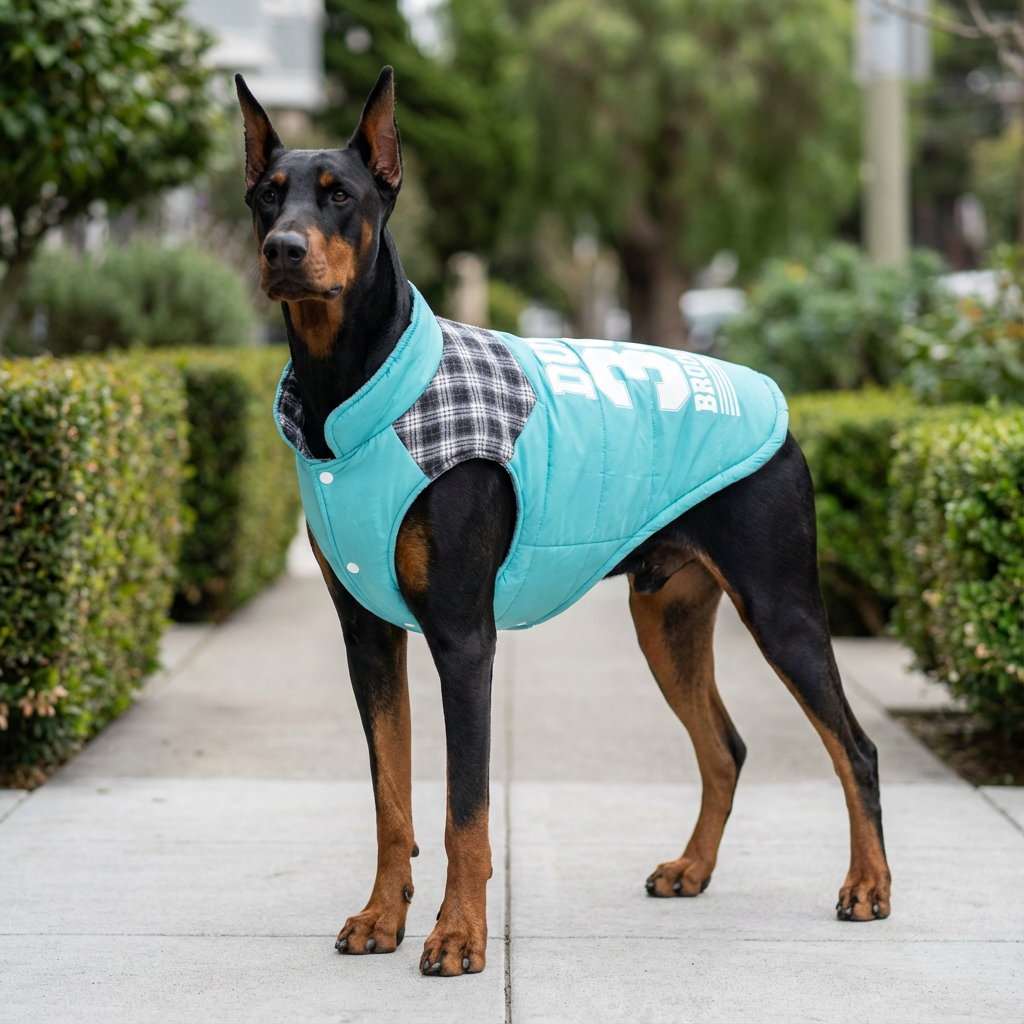 Brooklyn Dude Plaid Dog Jacket