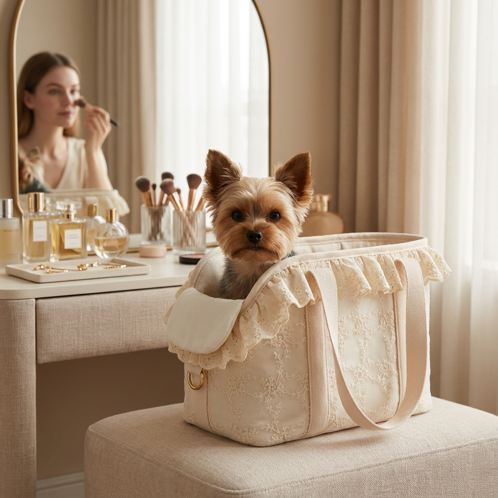 Lace Pet Shoulder Bag