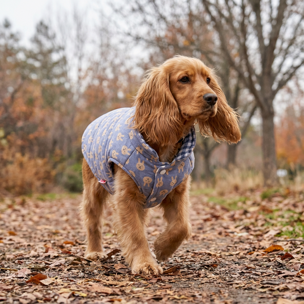 High Neckline Dog Winter Padded Coat