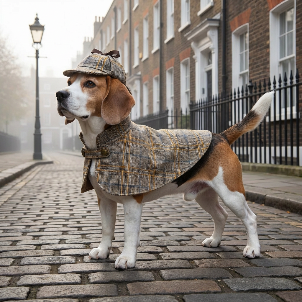 Chic Denim Dog Spring Fall Coat