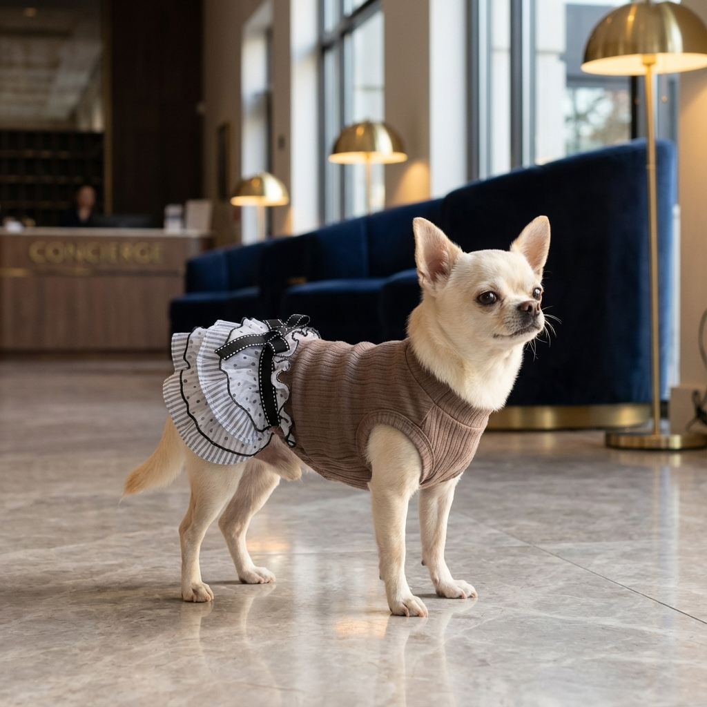 Polka Dot Puppy Dress