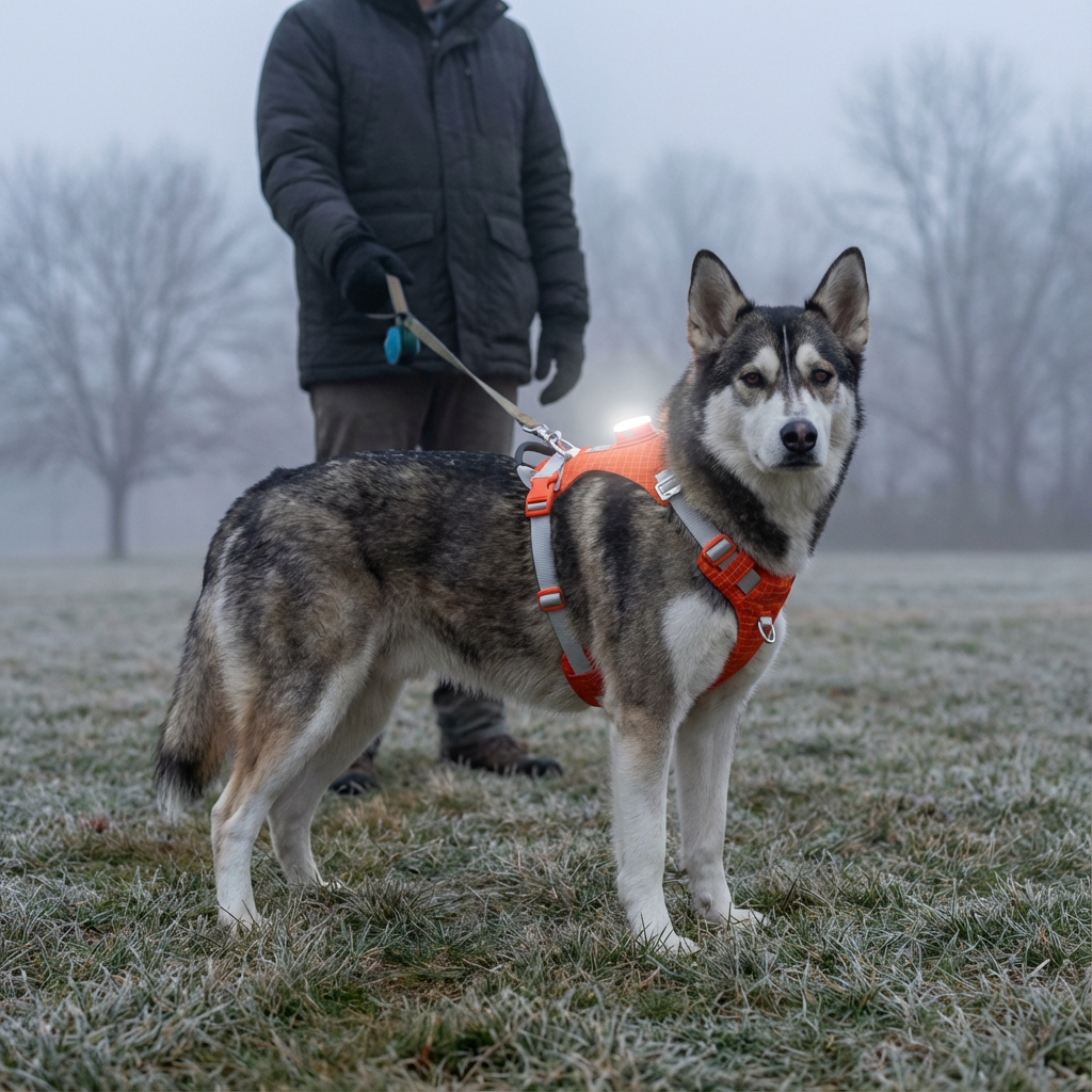 NightBright LED Dog Harness