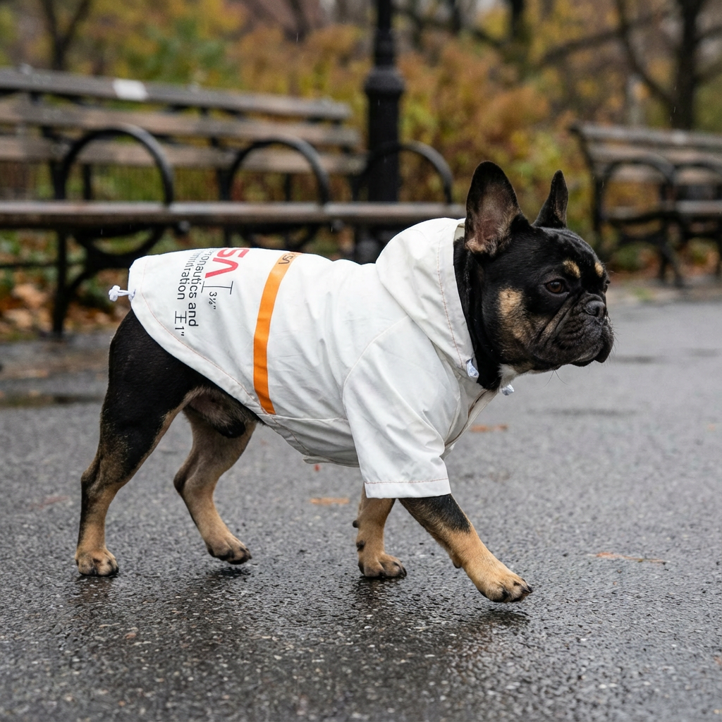 Reflective Space Pet Raincoat