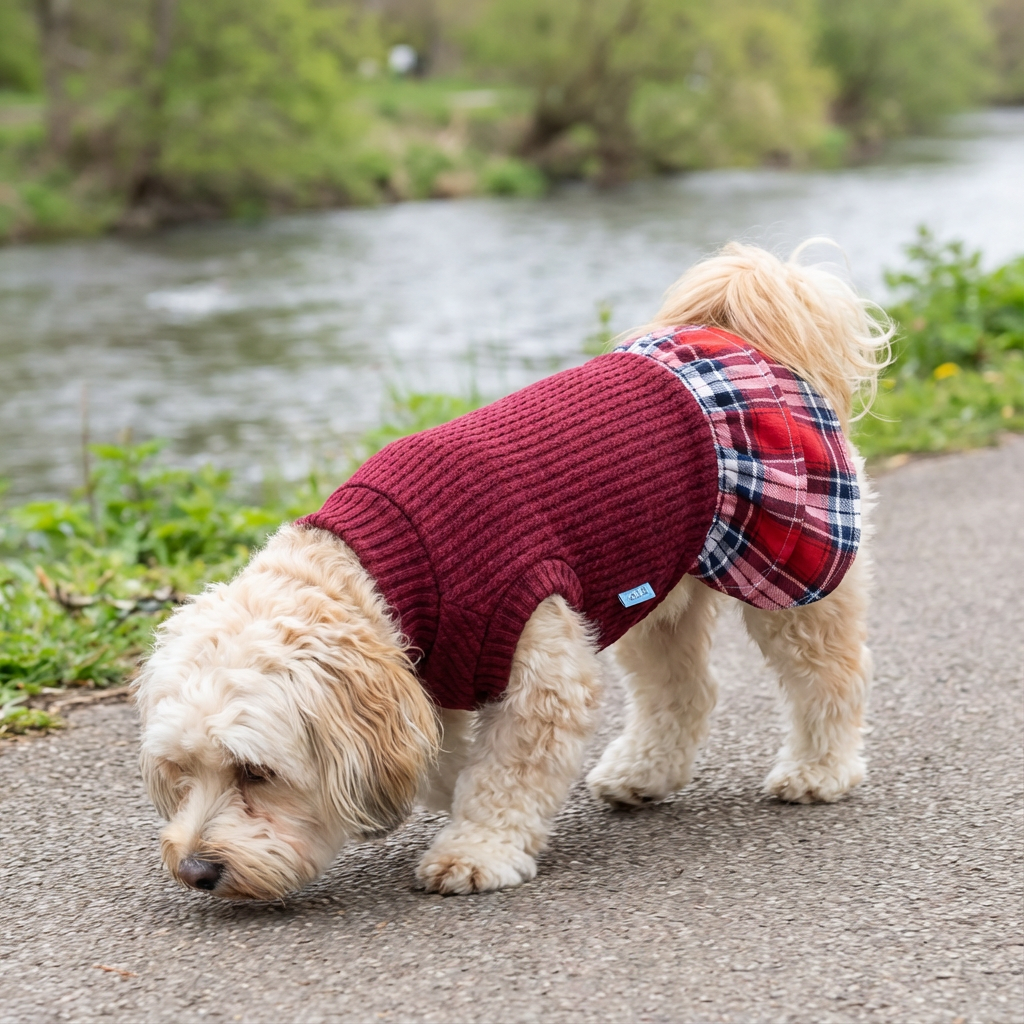 Plaid Skirt Princess Dog Dress