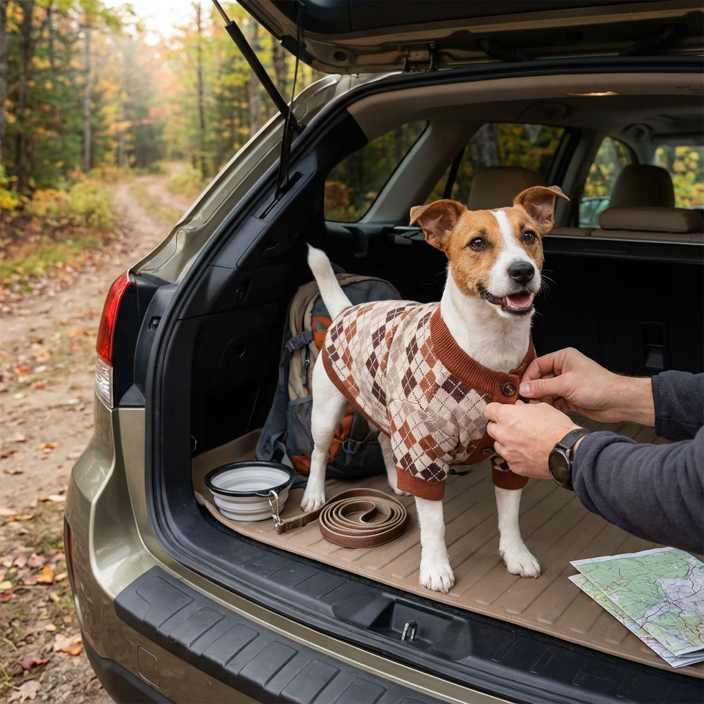 Cozy French Bulldog Fall & Winter Cardigan