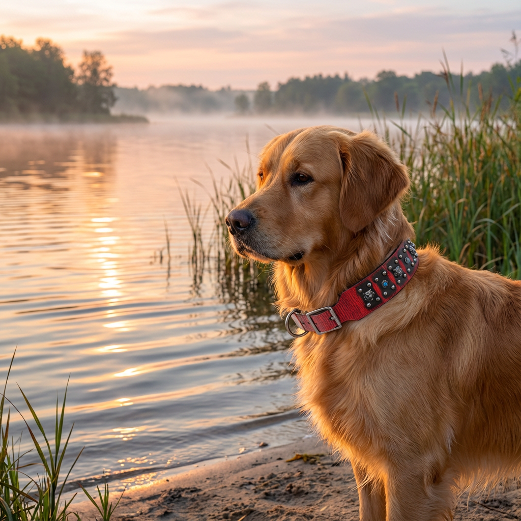 ToughSpike Leather Dog Collar