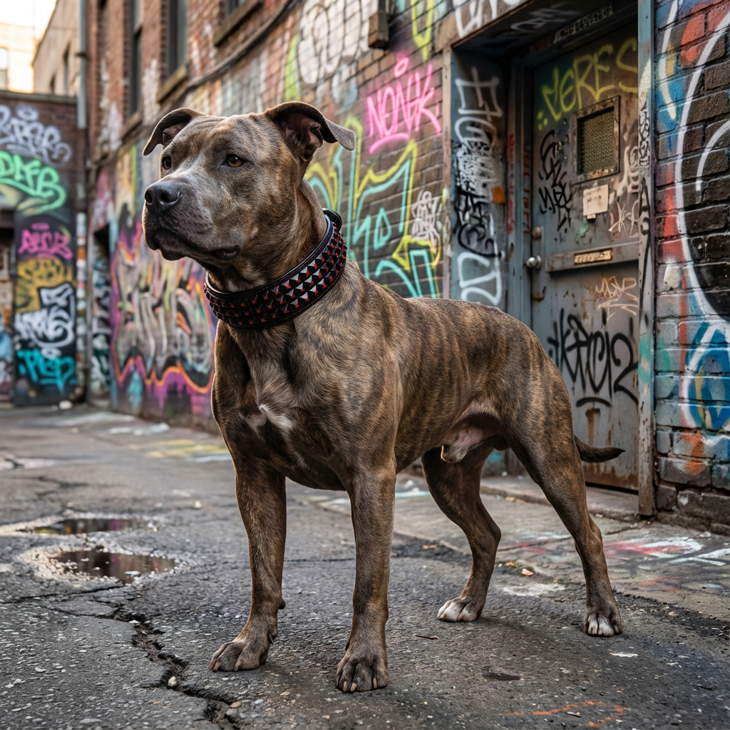 ToughSpike Leather Dog Collar