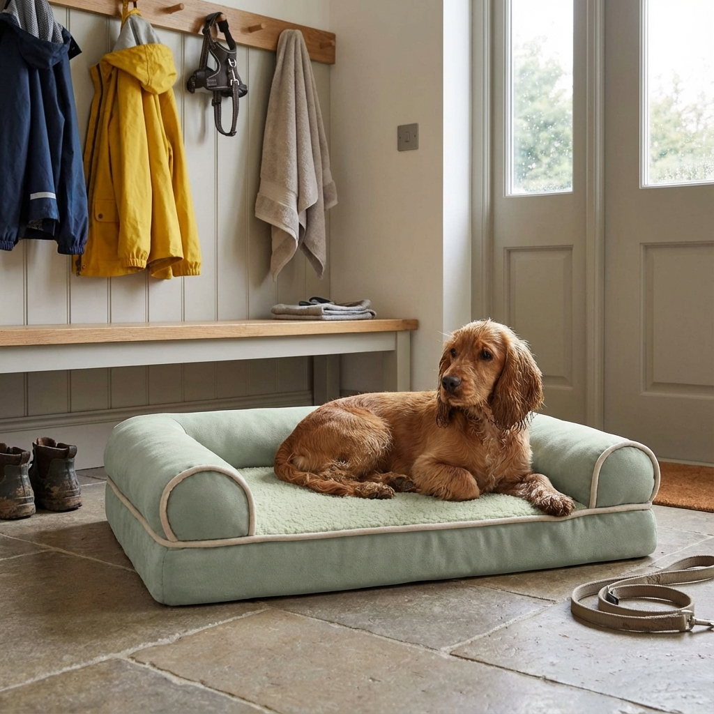 Plush Orthopedic Pet Bed Lounge
