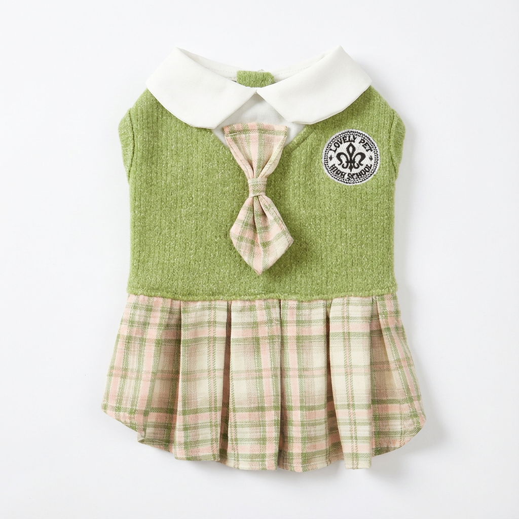 Plaid Chic Pet Skirt