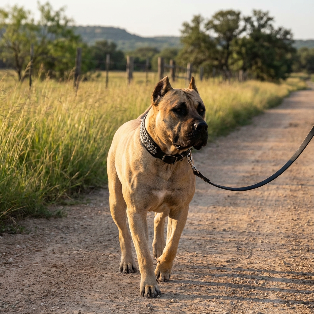 ToughSpike Leather Dog Collar