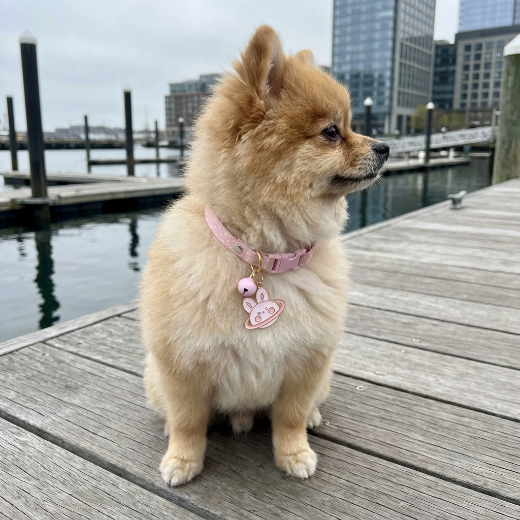 Buckle Closure Cat Bell Collar