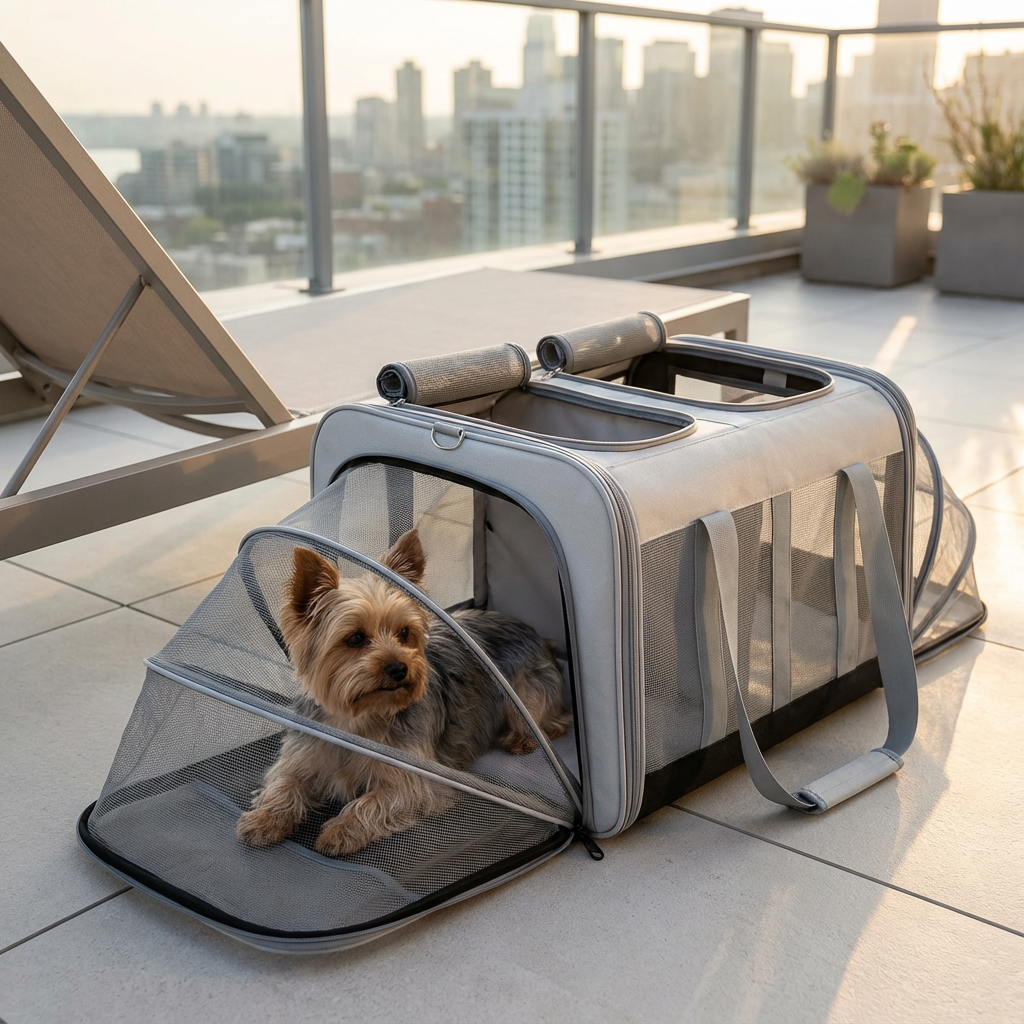 Expandable Pet Travel Carrier