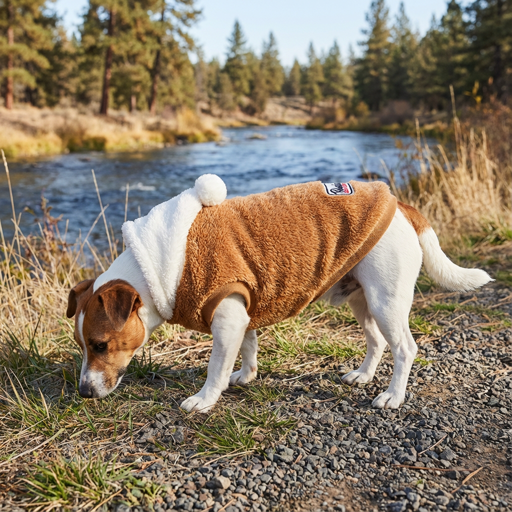 Happy Faces Dog Hooded Sweater