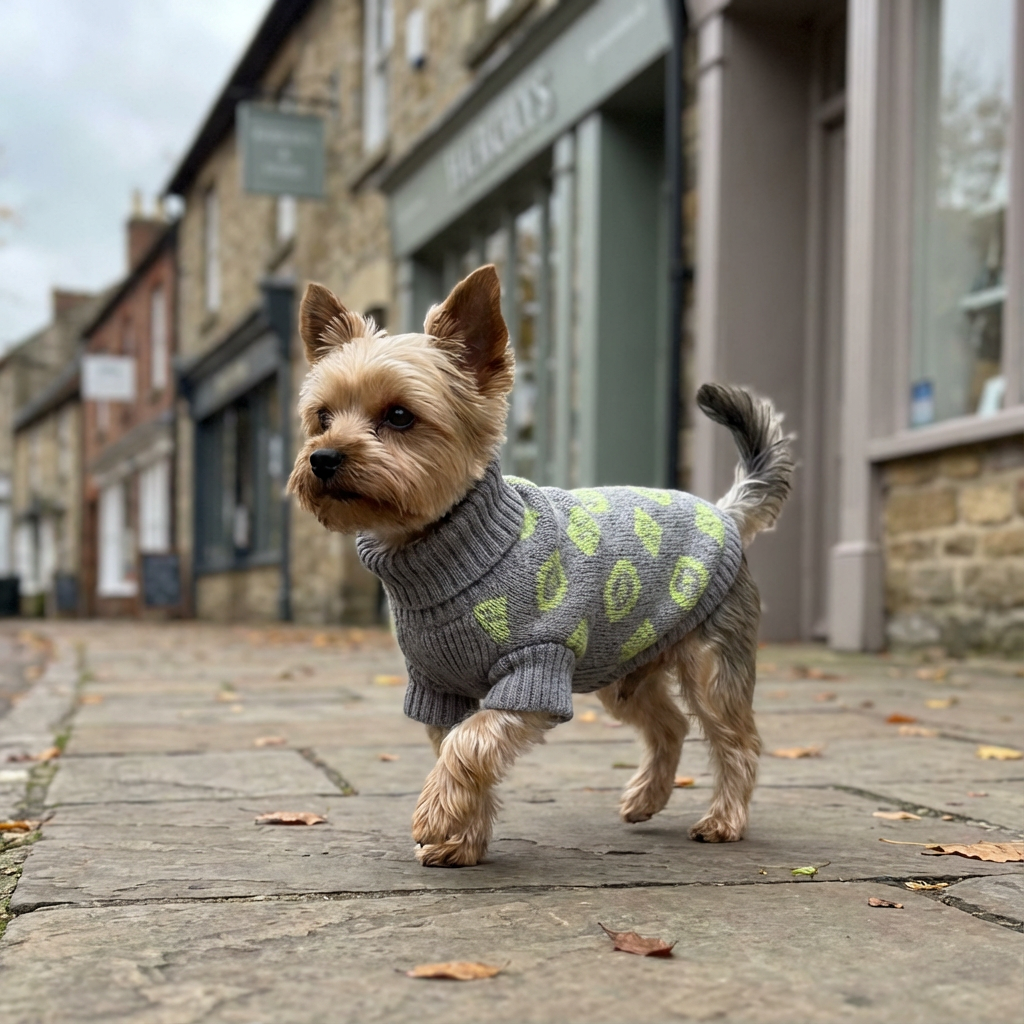 High-Neck Dog Sweater