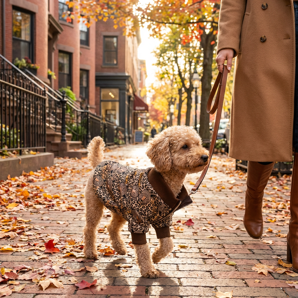 Luxurious Leopard Dog Sweater