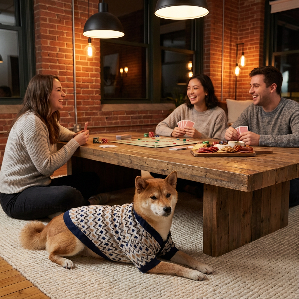 Cozy French Bulldog Fall & Winter Cardigan