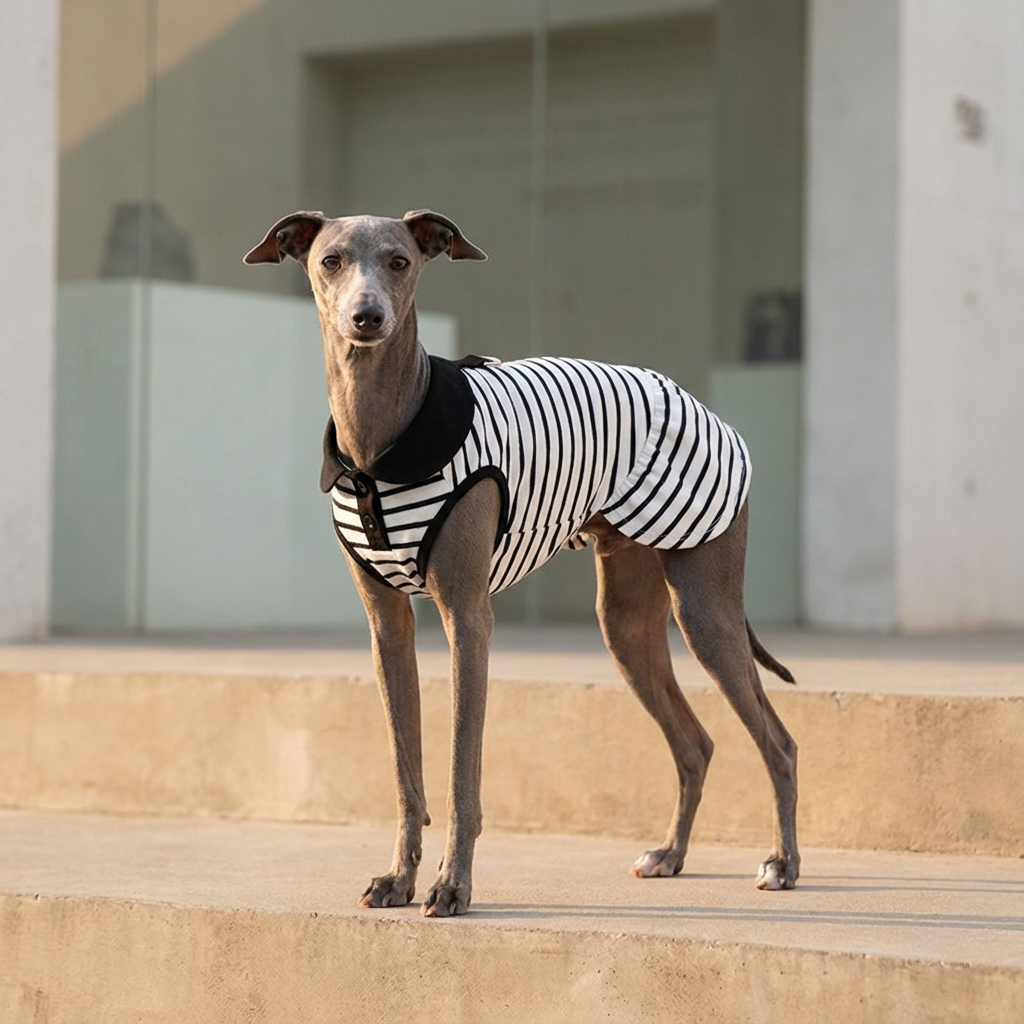 Striped Summer Pet T-Shirt Dress