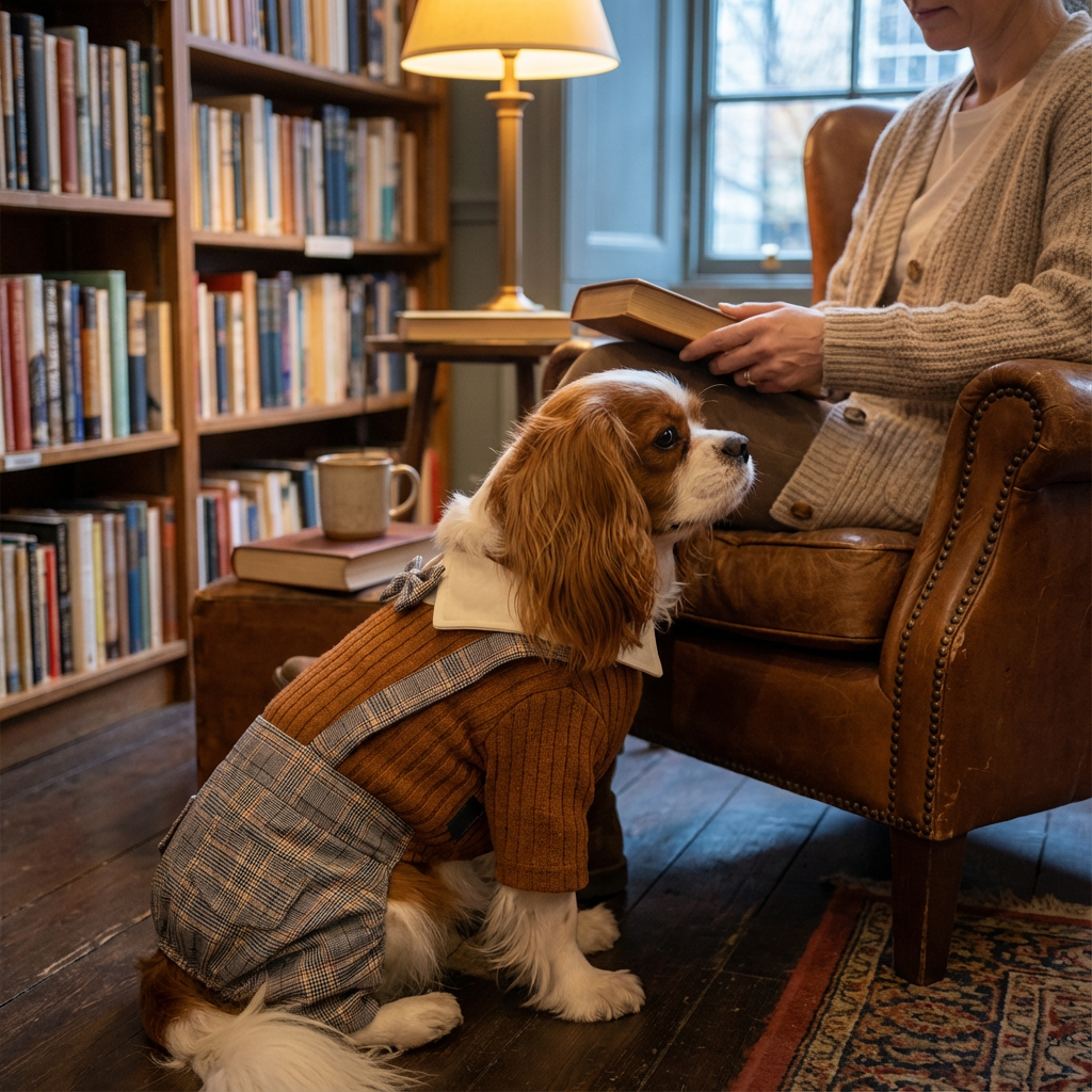 CozyPaws Knitted Dog Jumpsuit