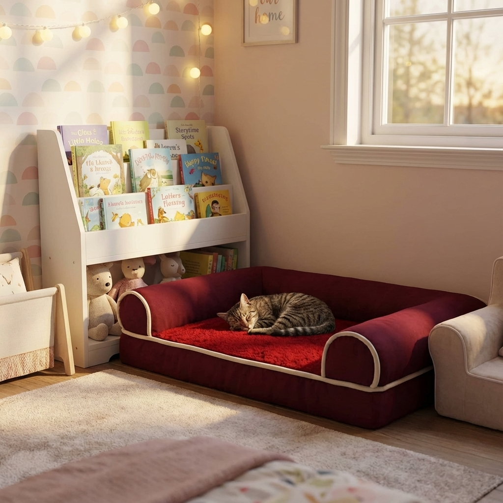 Plush Orthopedic Pet Bed Lounge