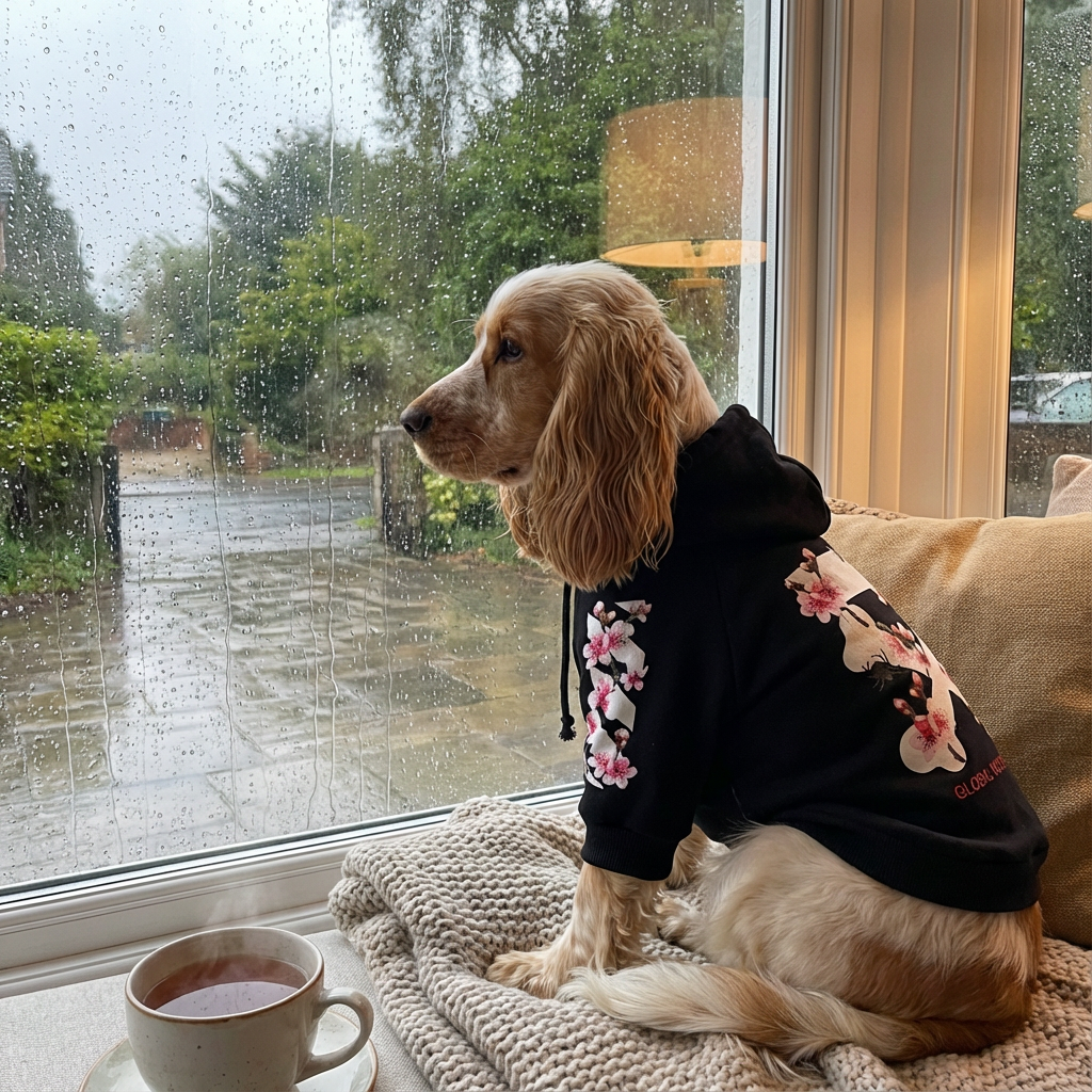 Sporty Winter Dog Hoodie