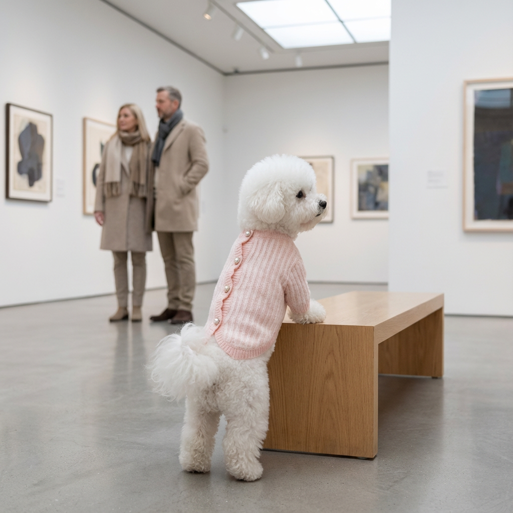 Pearl Knit Dog Sweater