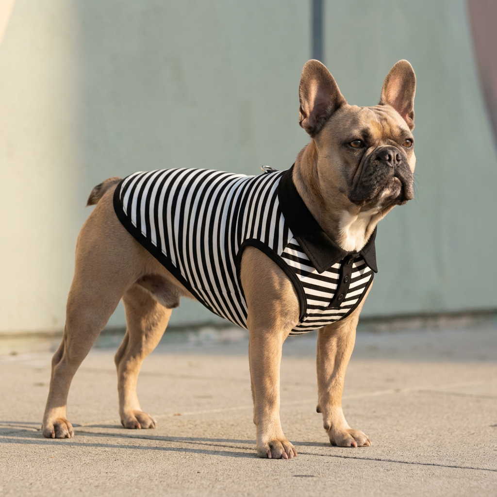 Striped Summer Pet T-Shirt Dress