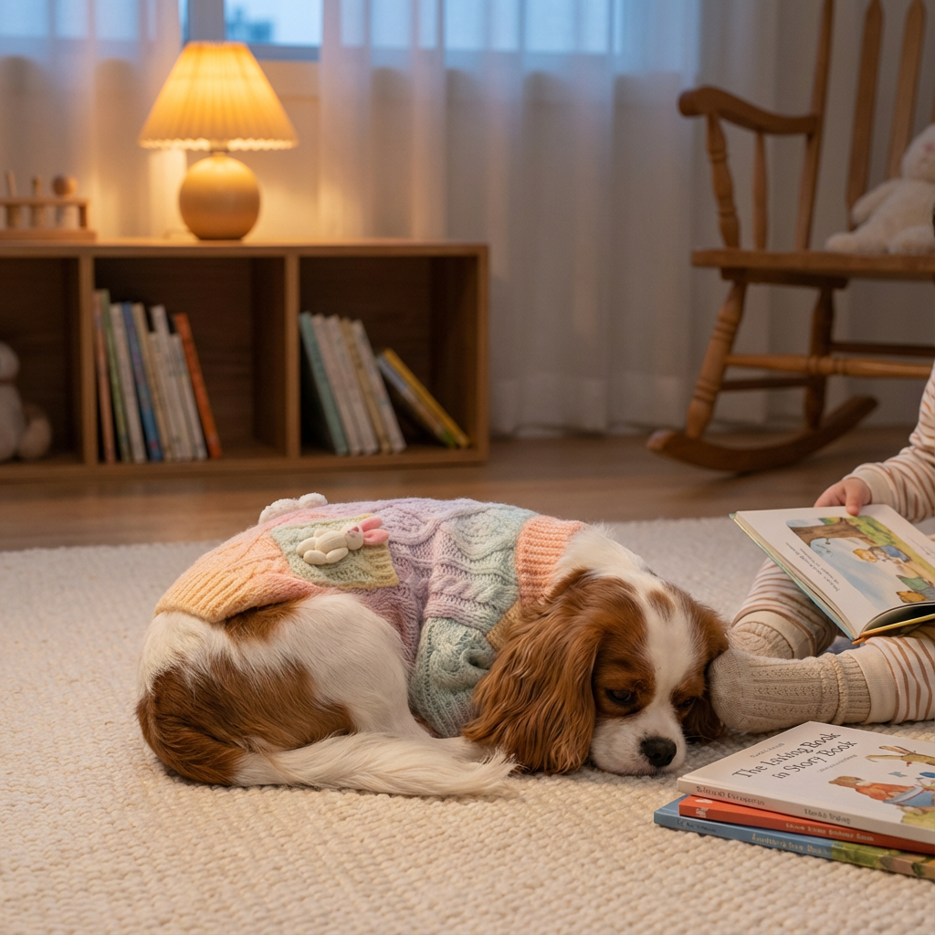 Vibrant Tie-Dye Gradient Cardigan Dog Sweater