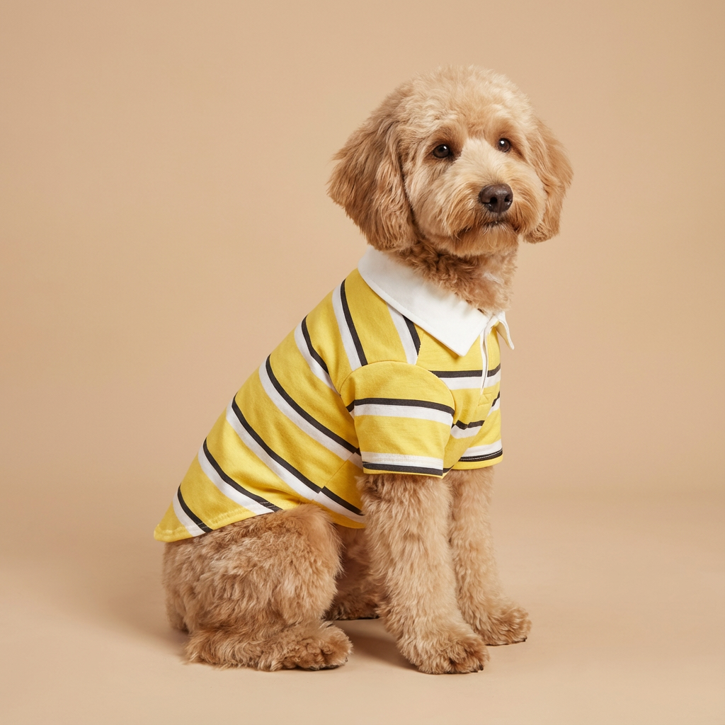 Sporty Stripe Pet Polo