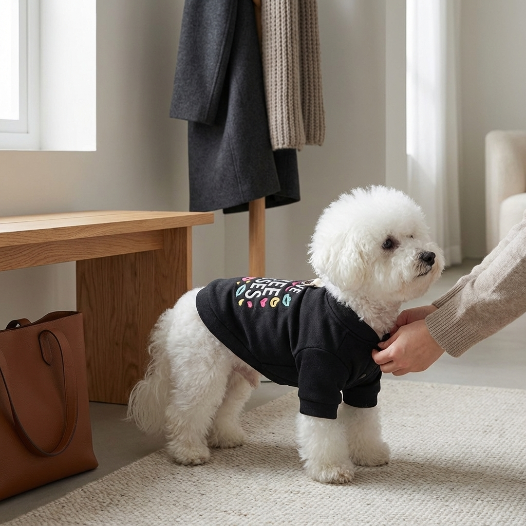 Cozy Free Kisses Dog Hoodie