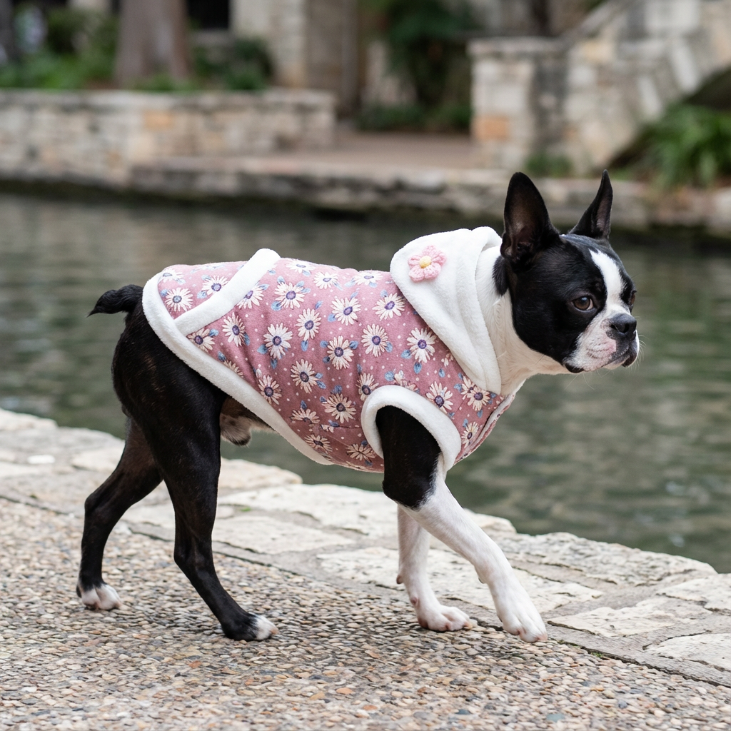 Daisy Flower Two-legged Dog Coat
