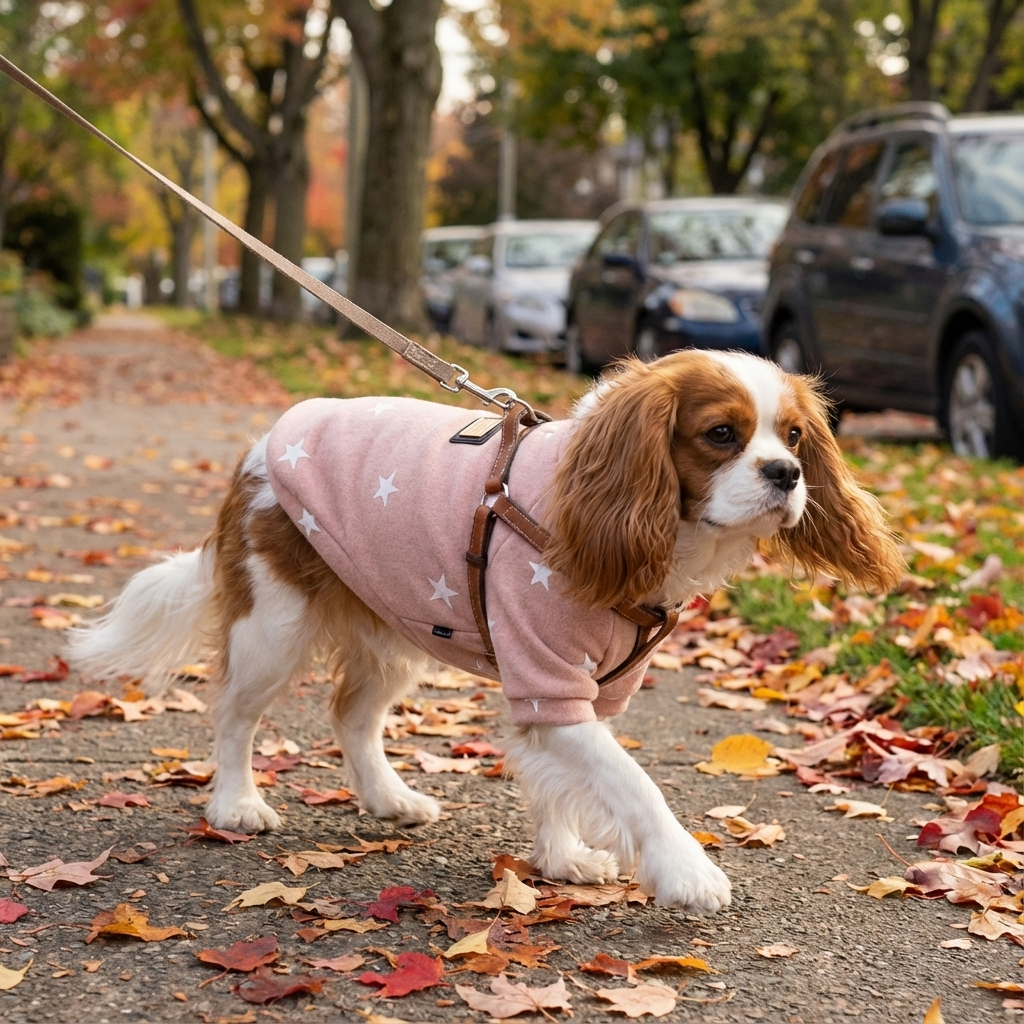 Cozy Star-Print Dog Pullover