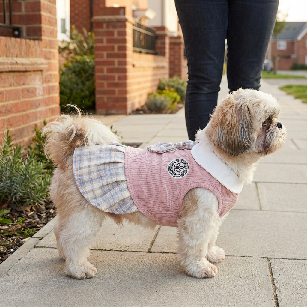 Plaid Chic Pet Skirt