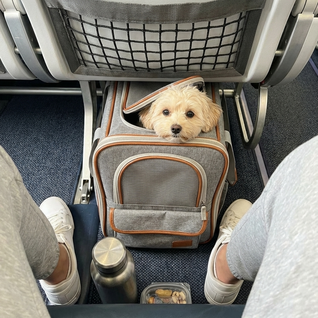 JetSet Paws Luxury Travel Pet Carrier & Car Seat