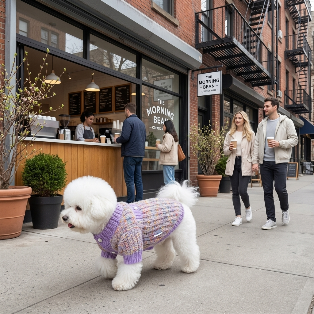 Elegance Knit Dog Sweater