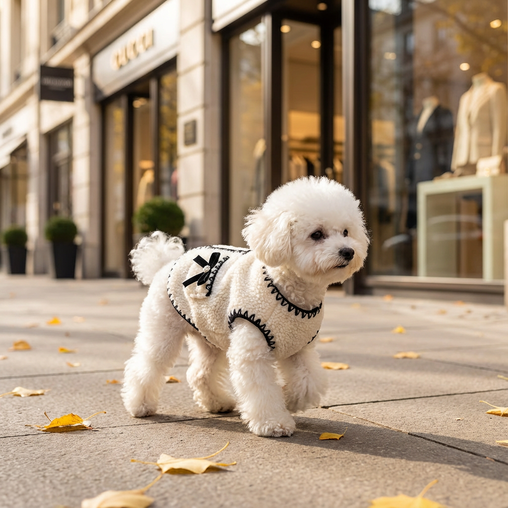 Elegant Fleece Dog Vest