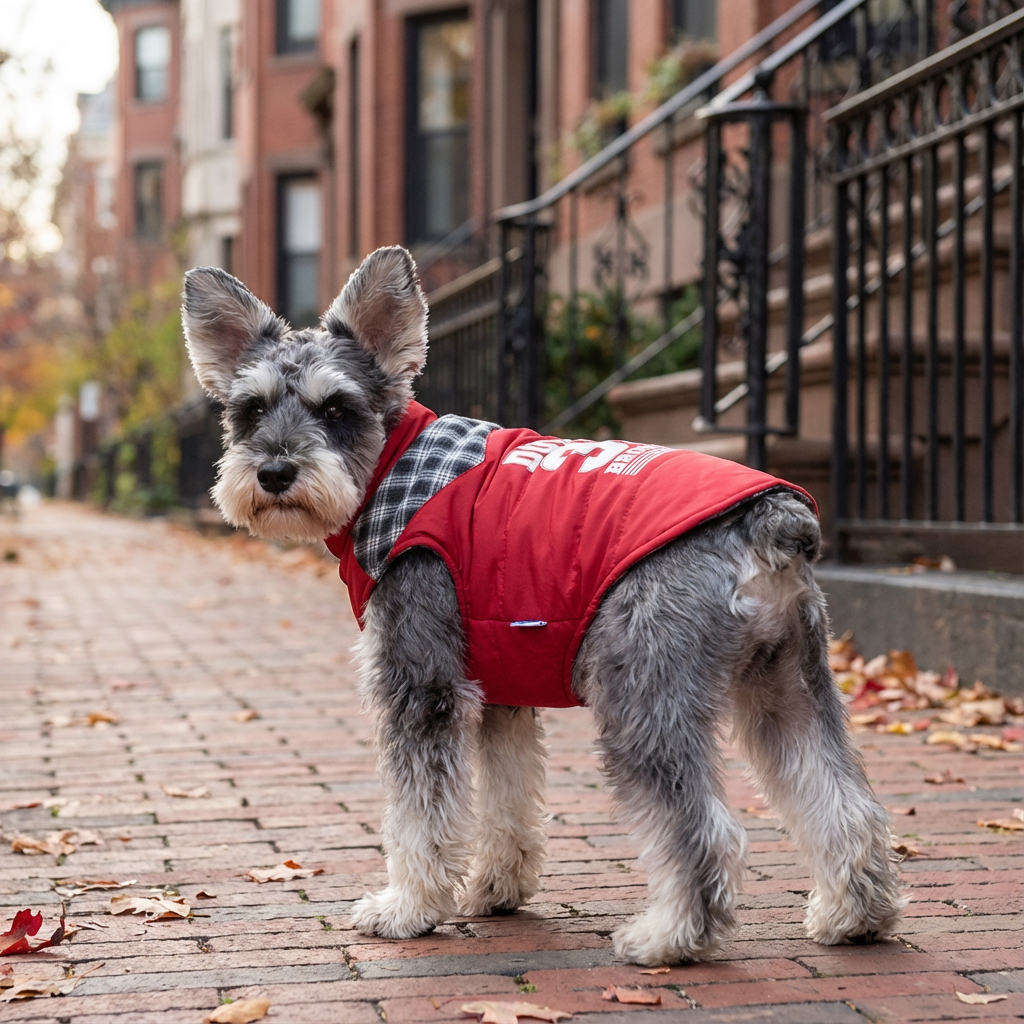 Brooklyn Dude Plaid Dog Jacket