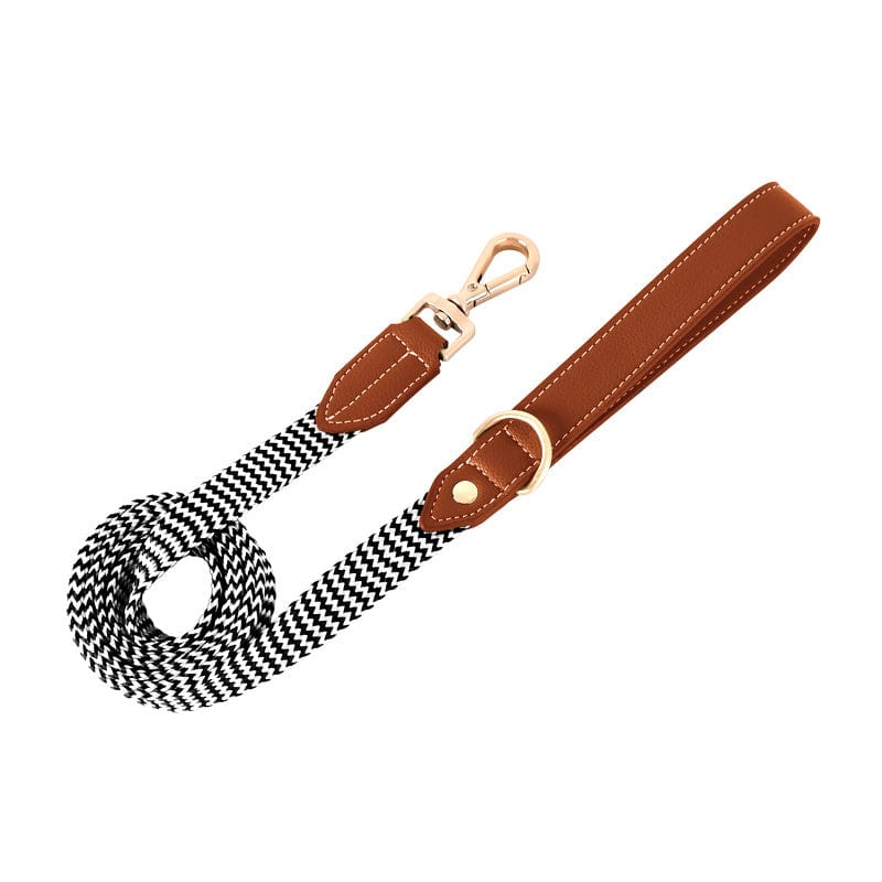 Dogs and Cats Boutique 11 brown / Rope / 150CMx2.5CM Pet Vest-style Hand Holding Rope Dog Breast Strap Explosion-proof Dog Collar Lettering (To Get Done)