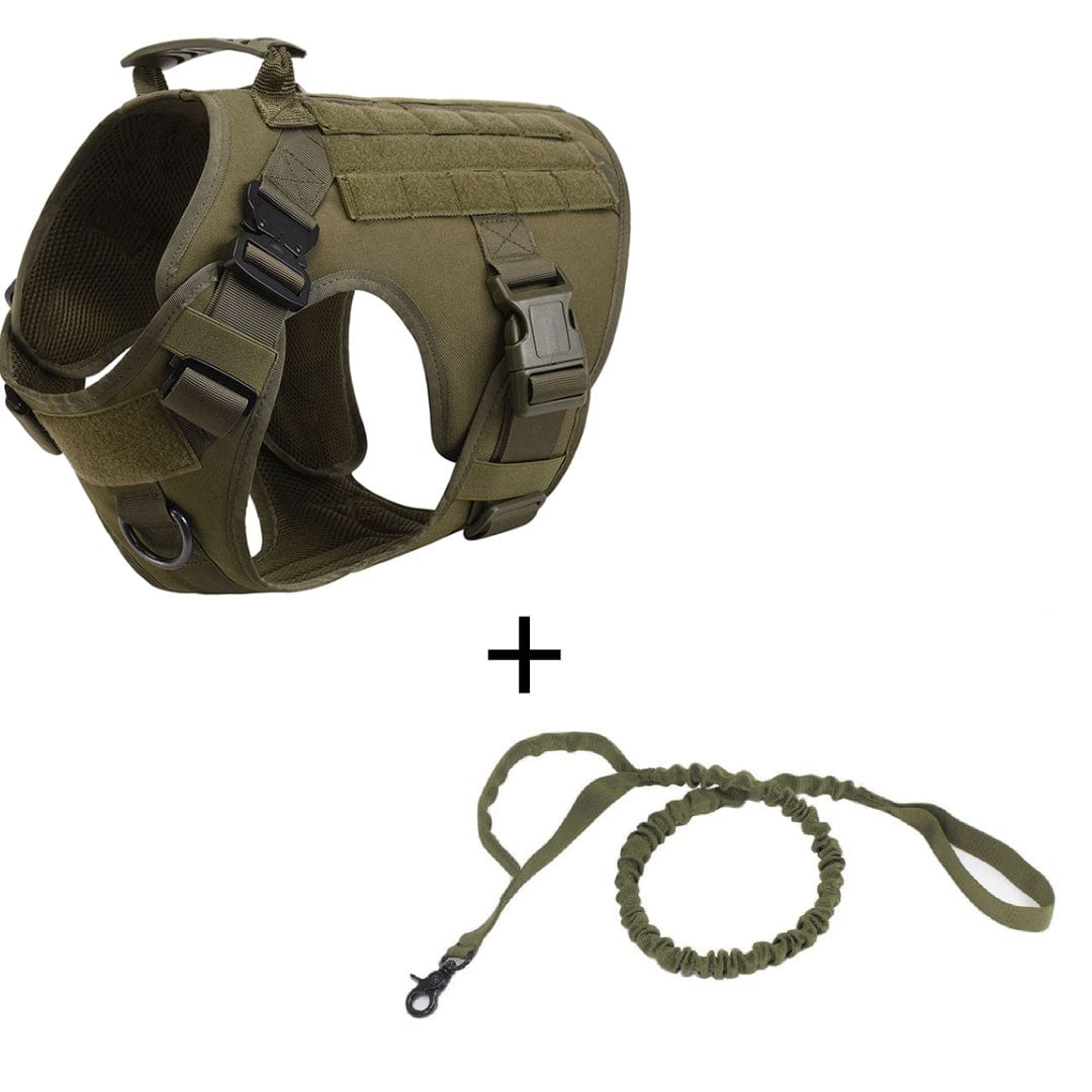 Dogs and Cats Boutique 11 Green set / L Outdoor Tactical Dog Vest For Large Dogs (To Get Done)